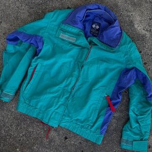 Vintage 80s Colorblock Windbreaker
